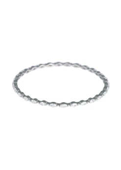 92.5 Sterling Silver Linear Bangles Set of 4
