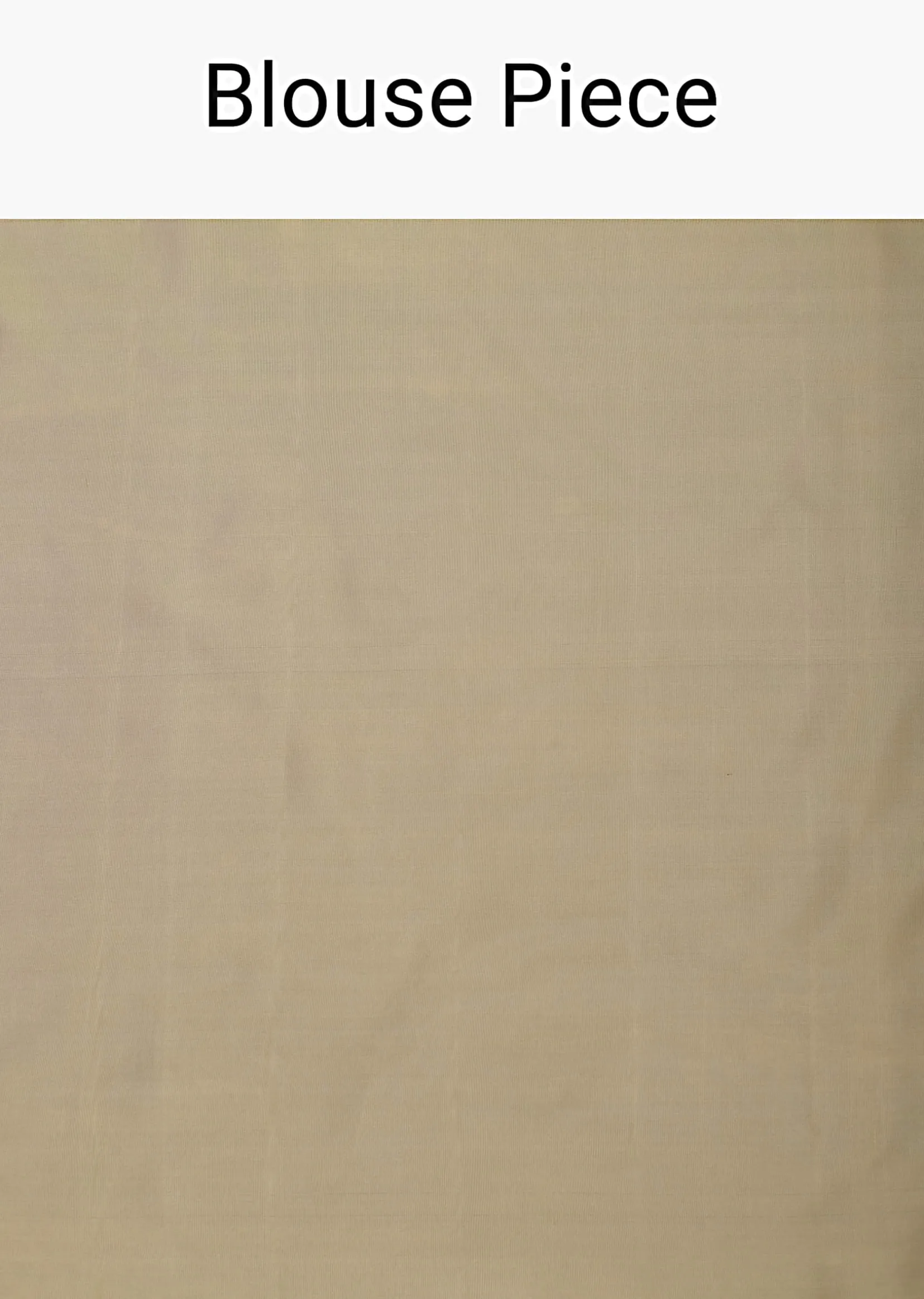 Beige South Dharmavaram Silk Saree With Woven Antique Motifs And Unstitched Blouse Fabric