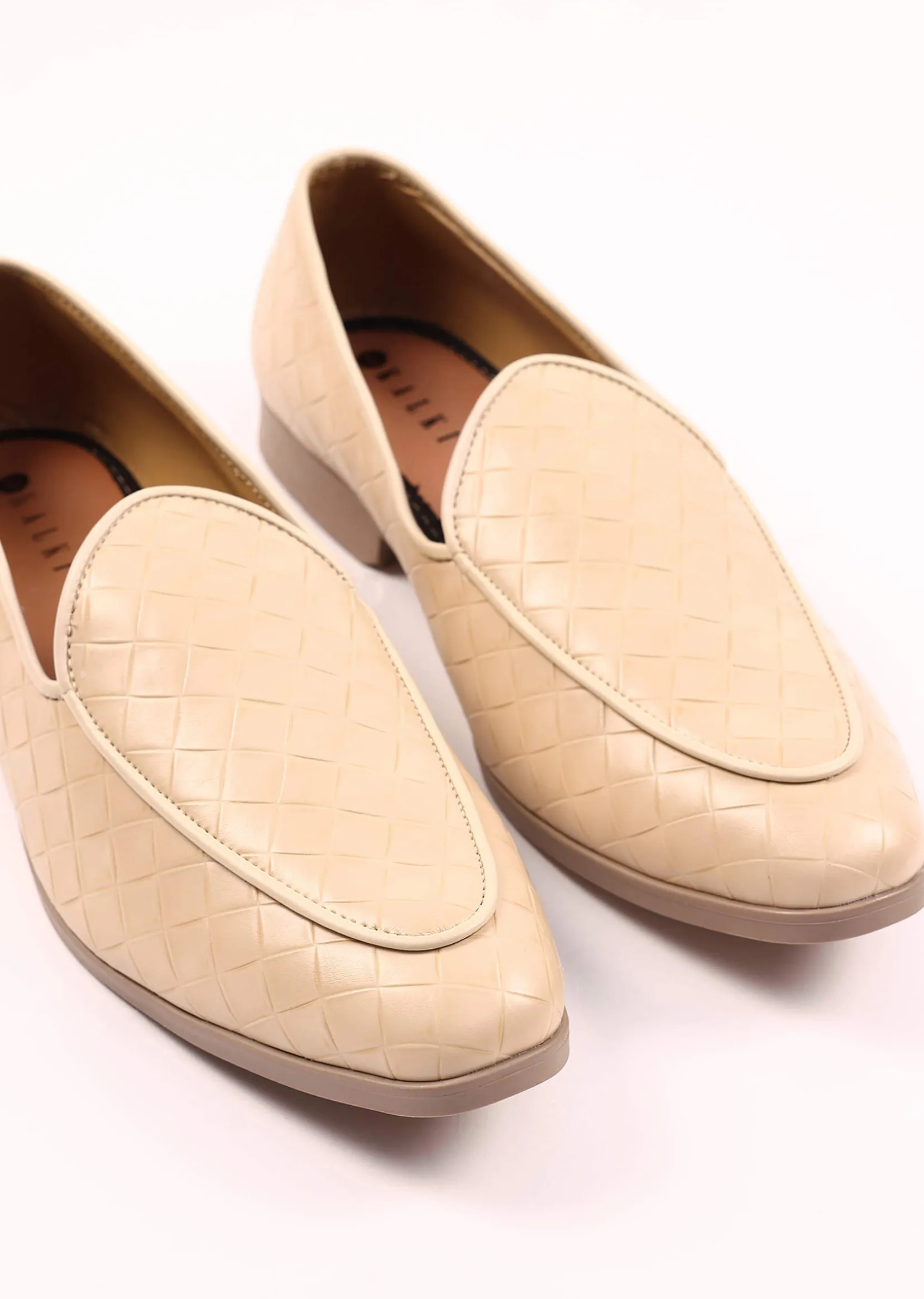Beige Vegan Leather Jutti