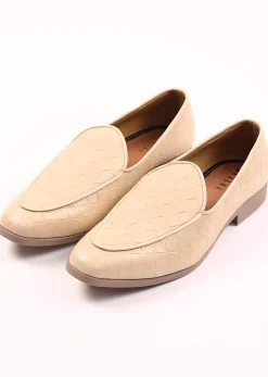 Beige Vegan Leather Jutti