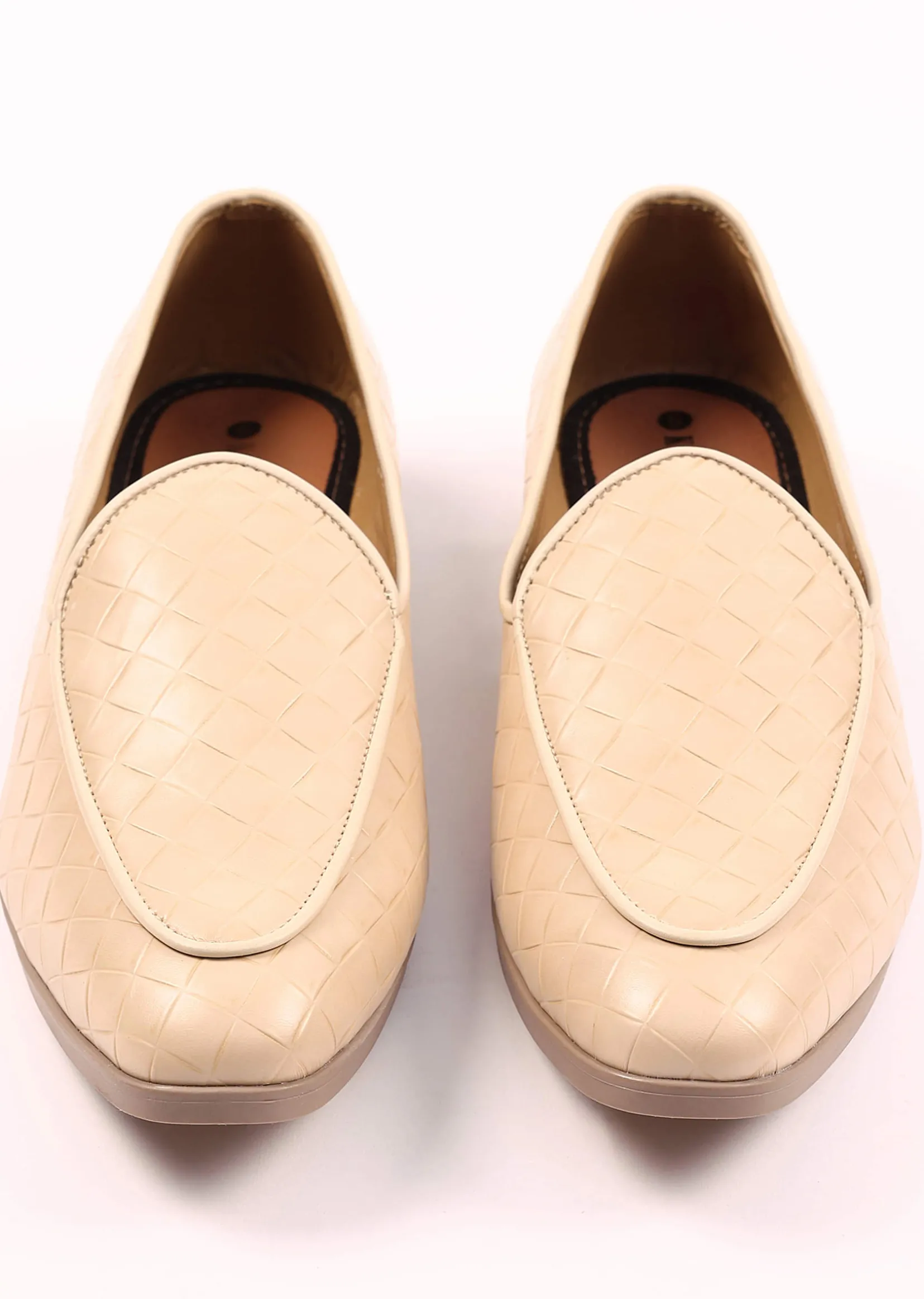 Beige Vegan Leather Jutti