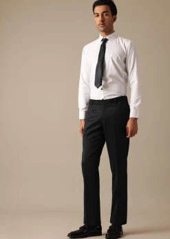 Black Blazer And Pant Set Tuxedo In Terry Rayon