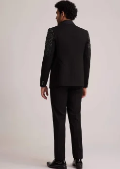 Black Embellished Tuxedo