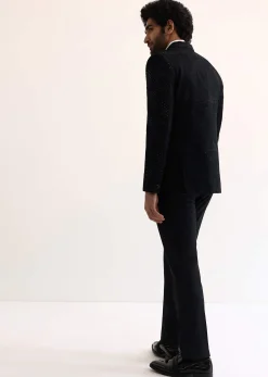 Black Embroidered Tuxedo