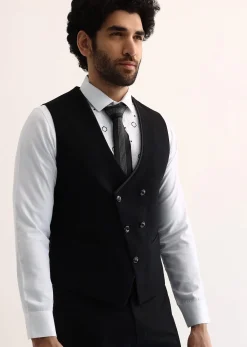 Black Embroidered Tuxedo