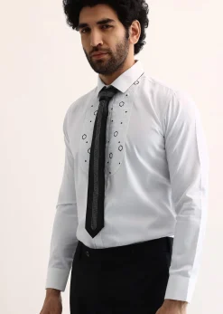 Black Embroidered Tuxedo