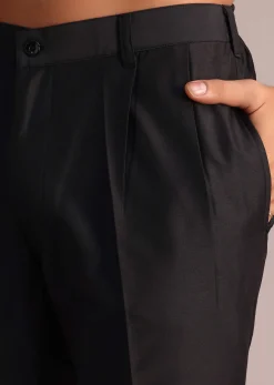 Black Hand Work Kurta Set With Dupatta