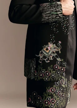 Black Jodhpuri Kurta Set