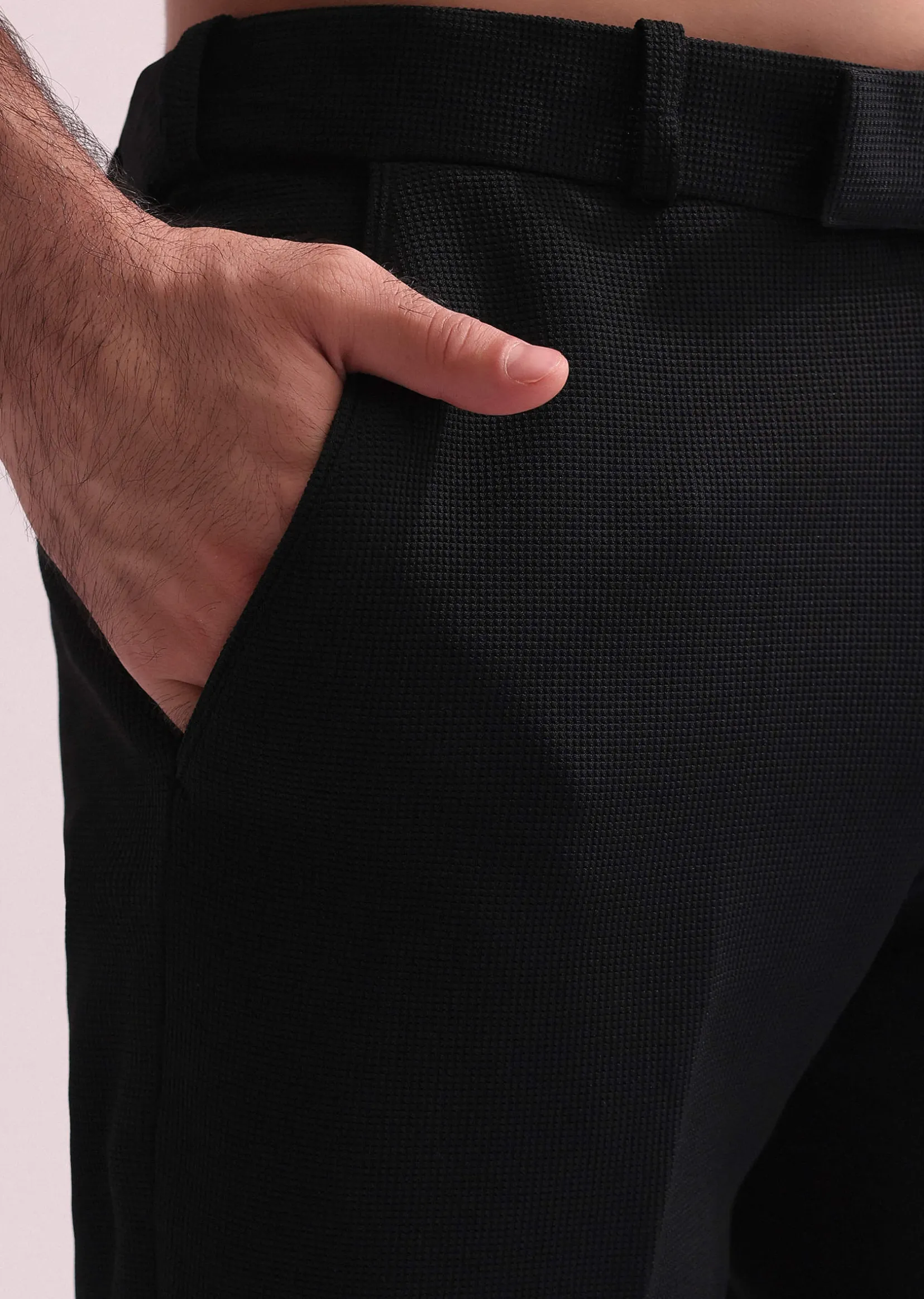 Black Lapel Hand Embroidered Tuxedo With Shirt And Pants