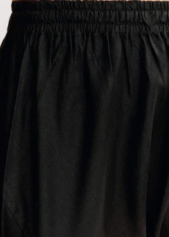 Black Rayon Kurta Jacket Set With Embroidery
