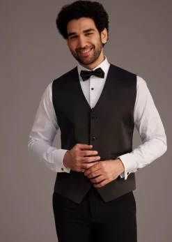Black Tuxedo With Embellished Swirl Detailing