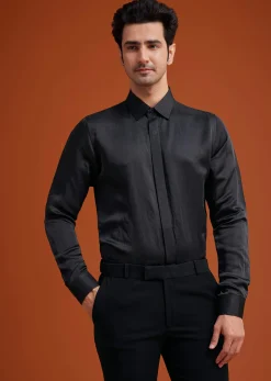 Black Tuxedo With Embroidery