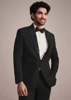 Black Tuxedo With Hand Work