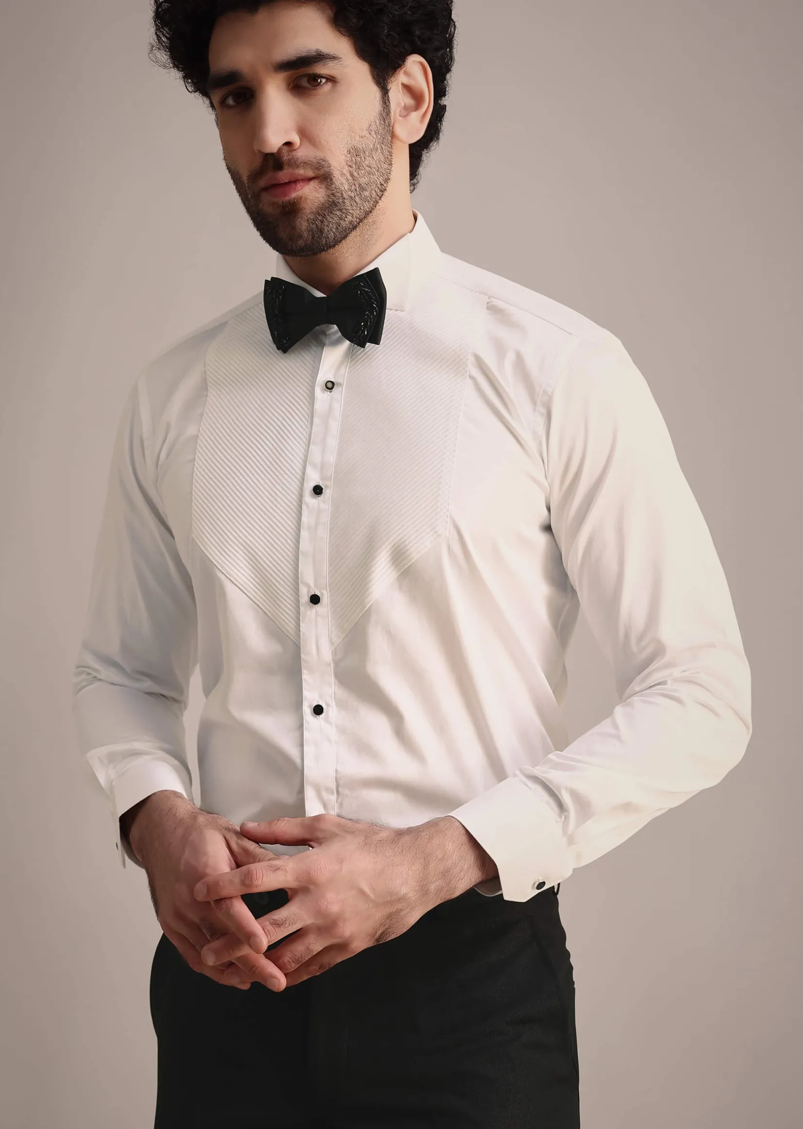 Black Tuxedo With Hand Work