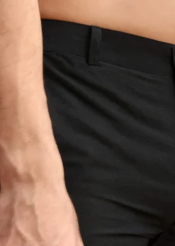 Black Velvet Indowestern Set With Hand Work For Men