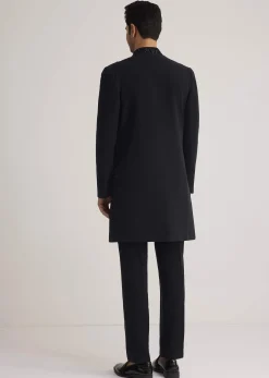 Black Velvet Indowestern Set With Cut Work Embroidery
