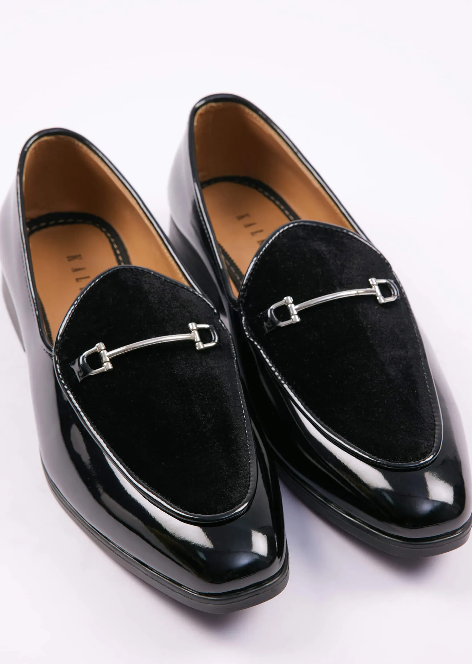 Black Velvet Juttis For Men