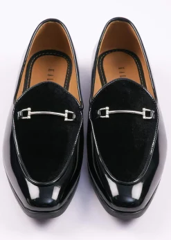 Black Velvet Juttis For Men