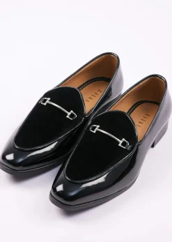 Black Velvet Juttis For Men