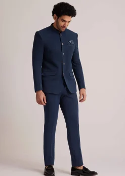 Blue Classic Jodhpuri Suit