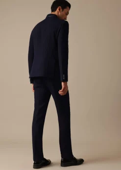 Blue Embroidered Bandhgala Jodhpuri Suit