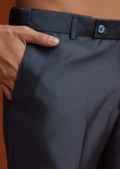 Blue Jodhpuri Suit With Cutdana Embroidery