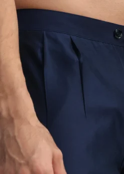 Blue Shaded Sequin Zipper Kurta With Navy Blue Pants