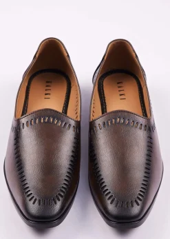 Brown Ethnic Juttis For Men