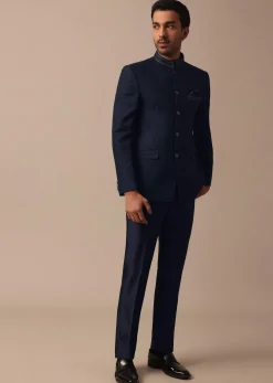 Classic Blue Jodhpuri Suit