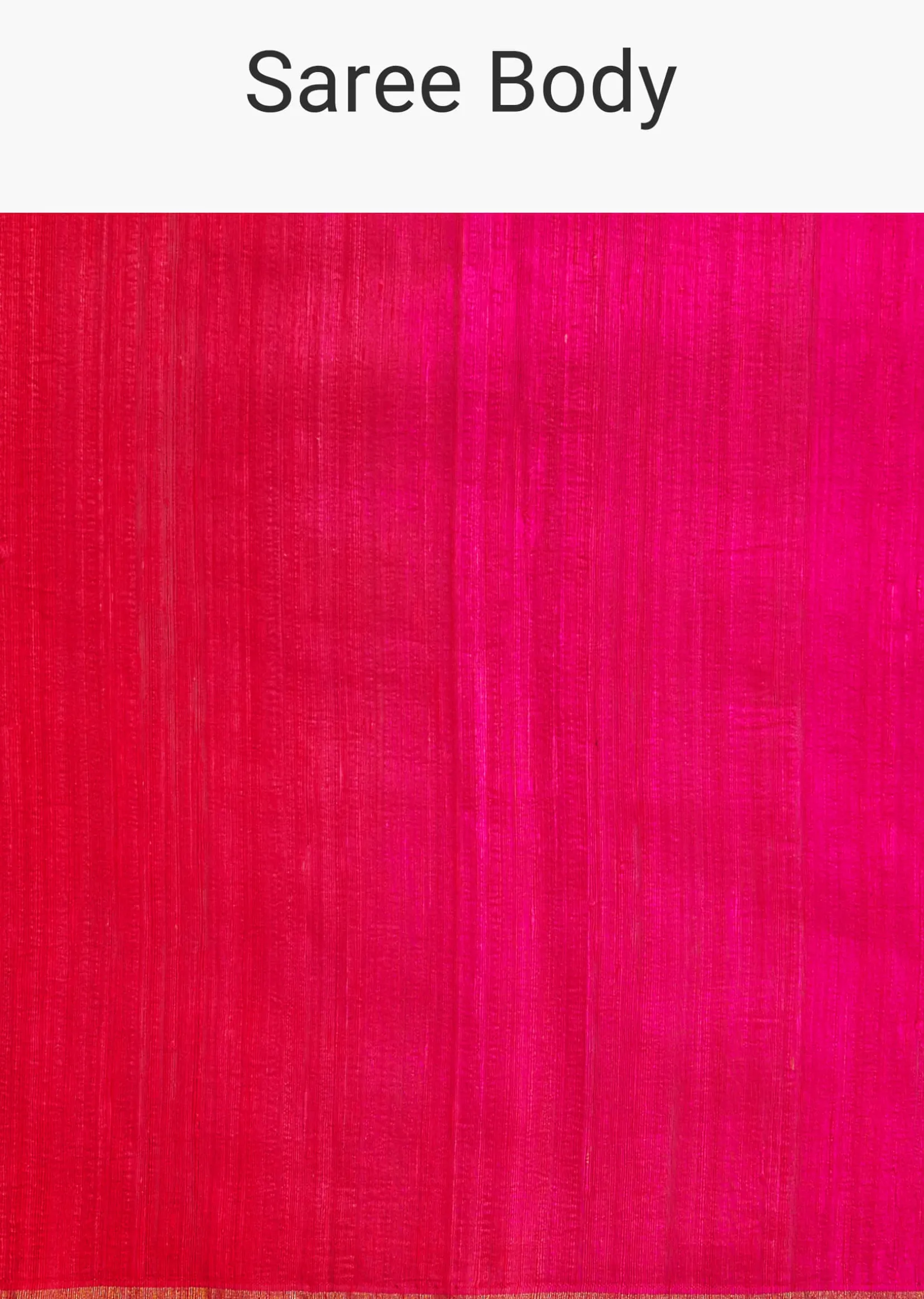 Corel Red Kora Silk Handloom Saree With Woven Traditional Motif