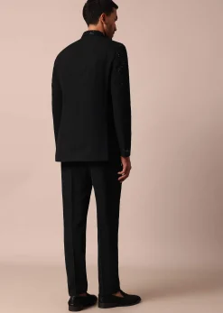 Elegant Black Jodhpuri Sherwani