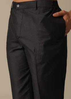Elegant Black Mens Indowestern Ensemble