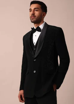 Elegant Black Tuxedo For Men