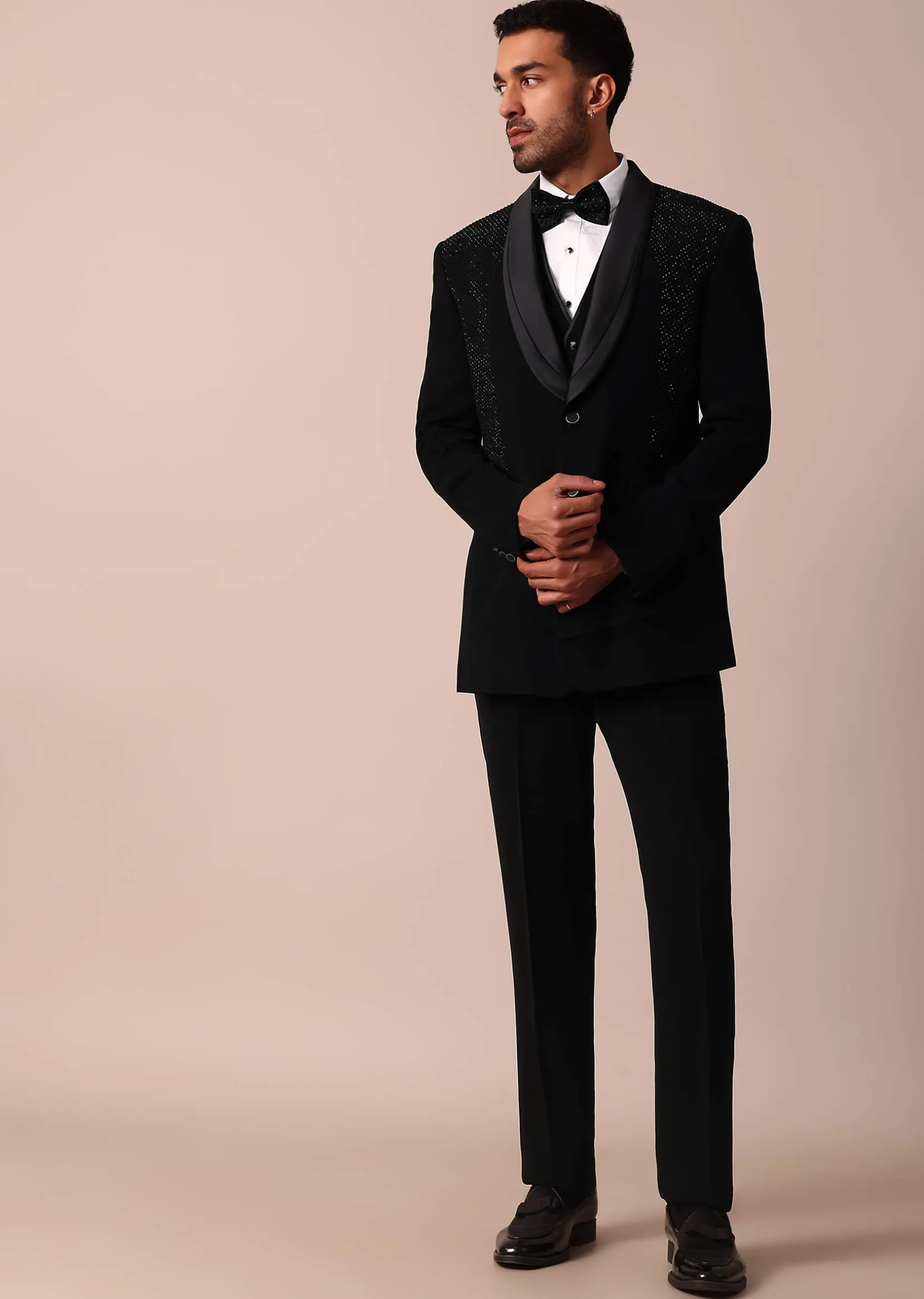 Elegant Black Tuxedo For Men