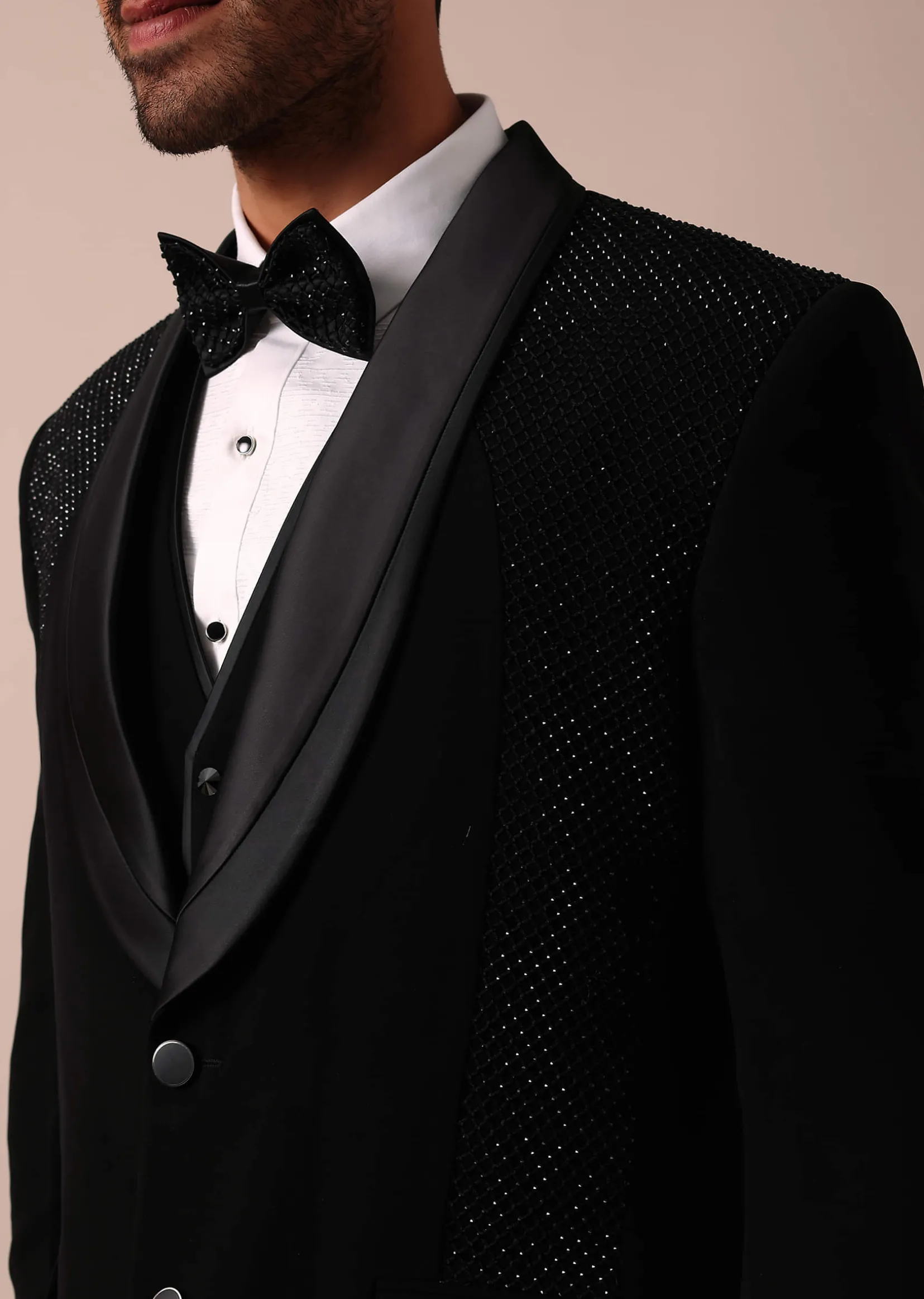 Elegant Black Tuxedo For Men