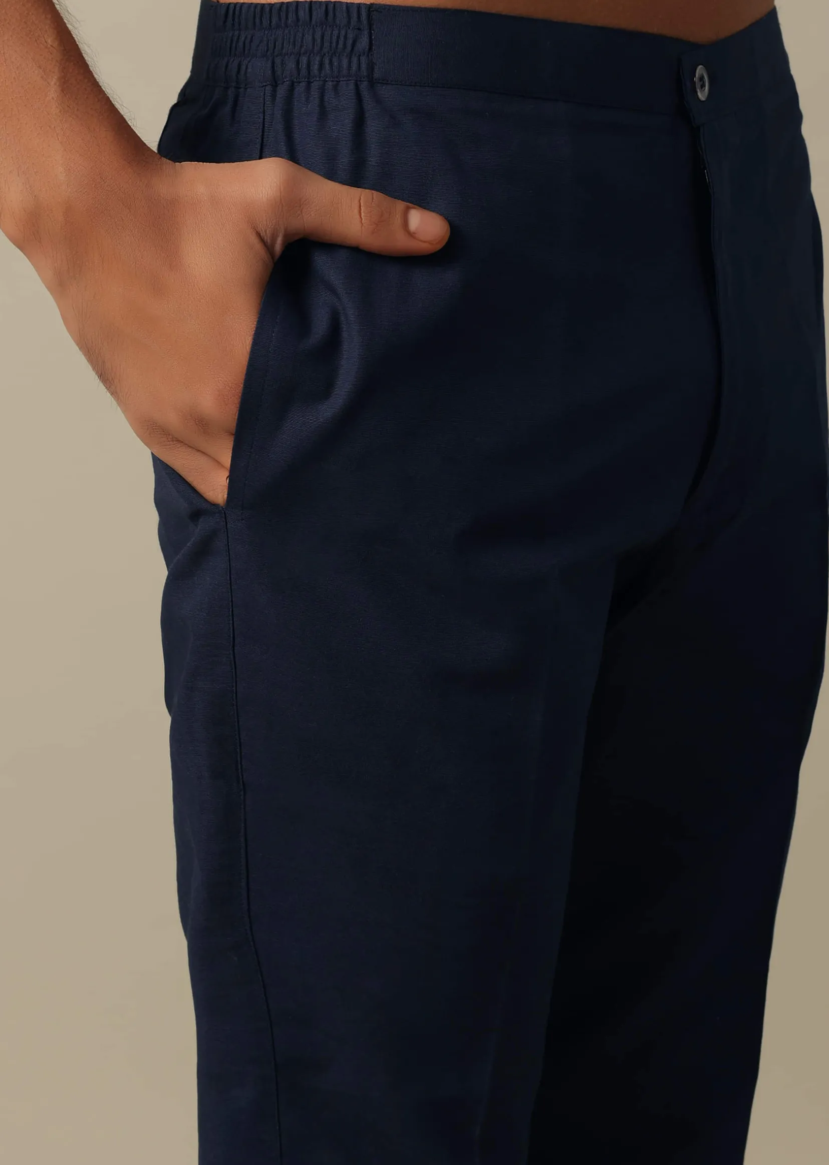 Elegant Blue Textured Indowestern Set For Men