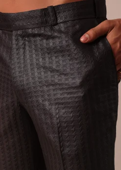 Elegant Brown Indowestern Set For Men