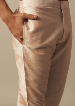 Elegant Peach Indowestern Sherwani Set