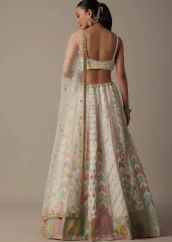 Elegant White Lehenga Choli Set