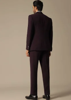 Embroidered Tuxedo Set for the Stylish Groom