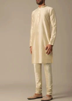 Golden Embroidery Sherwani Set