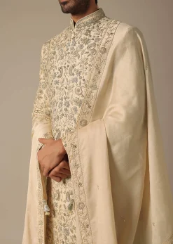 Golden Grandeur Sherwani Set