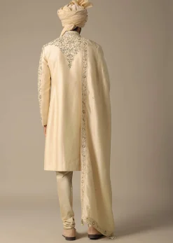Golden Grandeur Sherwani Set