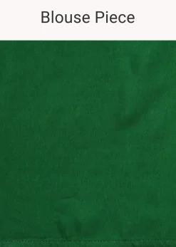 Green Bandhani Silk Saree With Gota Work And Unstitched Blouse Piece