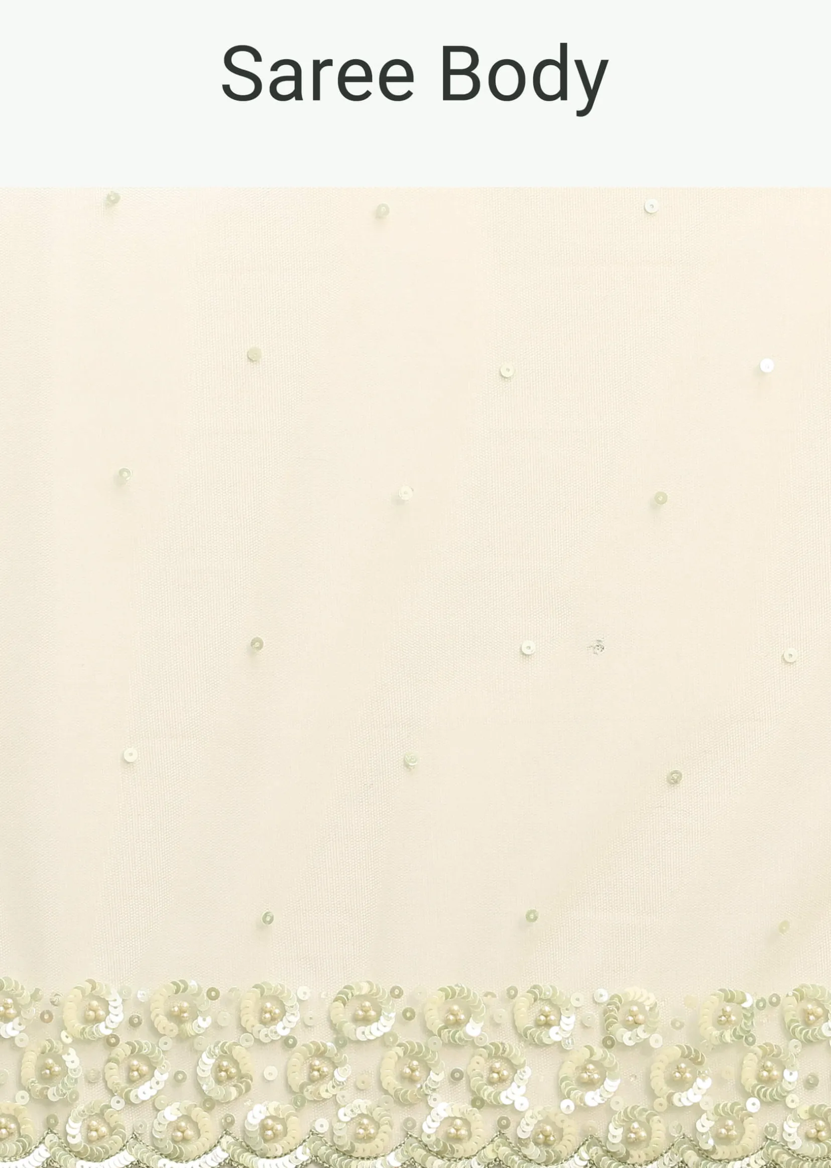 Green Organza Cutdana Saree With Unstitched Blouse