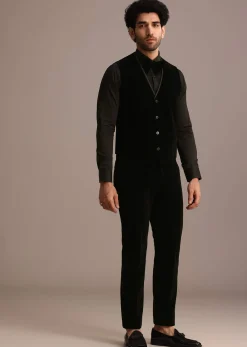 Green Velvet Tuxedo Suit