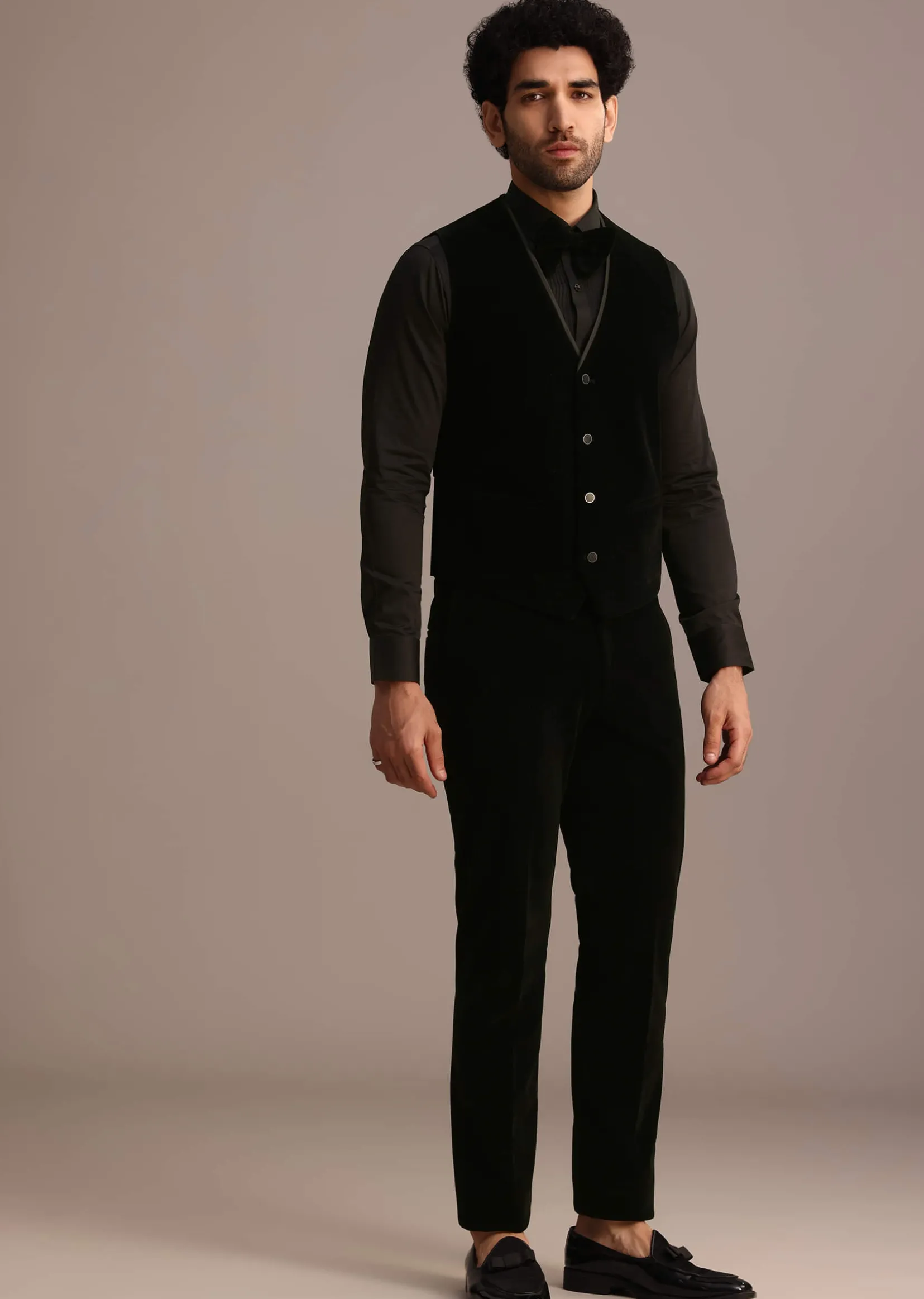 Green Velvet Tuxedo Suit