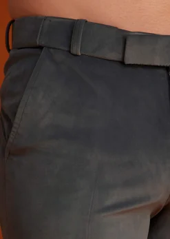 Grey Bandhgala With Embroidered Crest