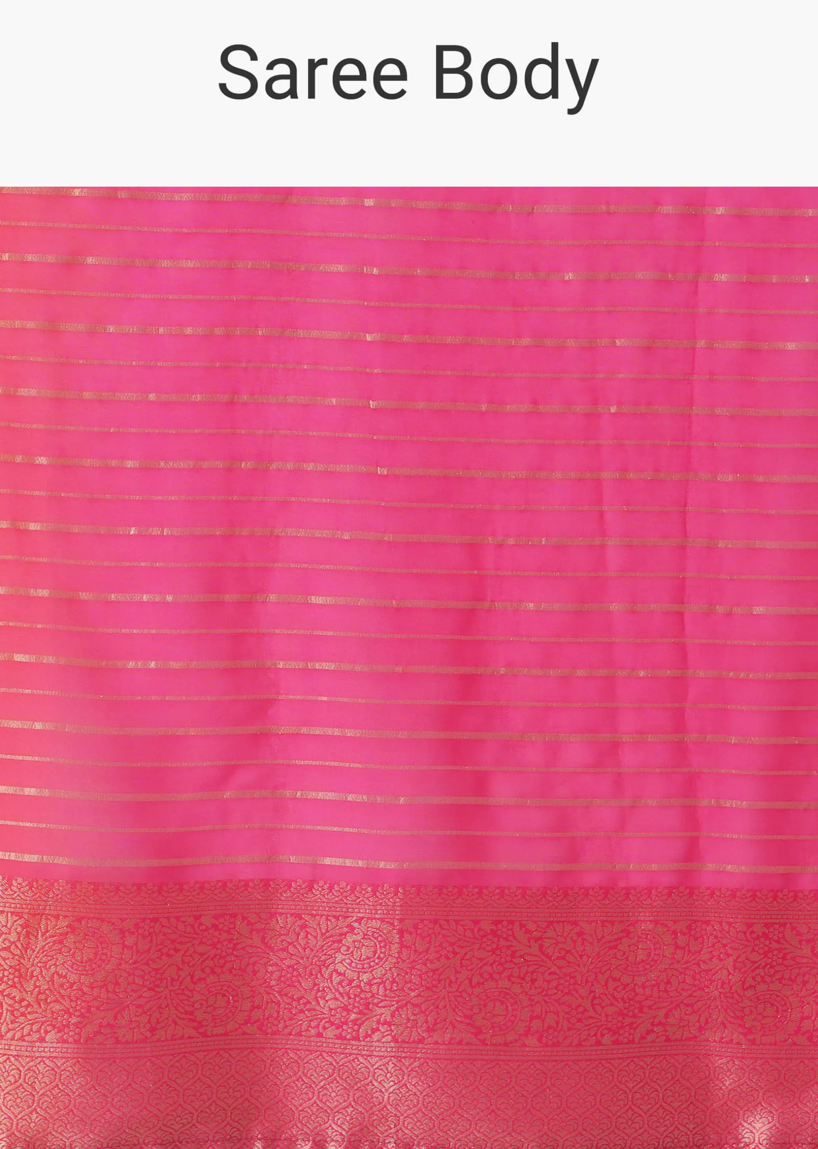High-Risk Red Woven Ombre Saree In Organza