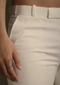 Ivory Jodhpuri Suit With Tailored Trousers